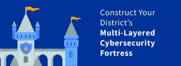 multilayered cybersecurity infographic