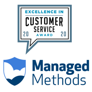 ManagedMethods 2020 Excellence in Customer Service Awards Business Intelligence Group