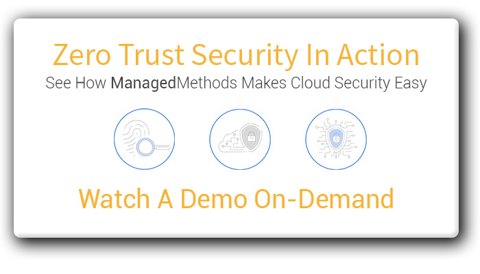 zero trust security - demo on-demand CTA